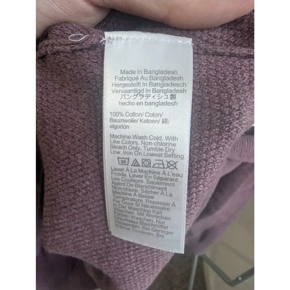 NWT J.Crew Factory Men's 100% Crewneck Sweater Plum Size XXL CD617 MSRP $89.50